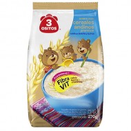 3 OSITOS - ANDEAN CEREAL ( CEREALES ANDINOS)  OATS, BAG X 270 GR