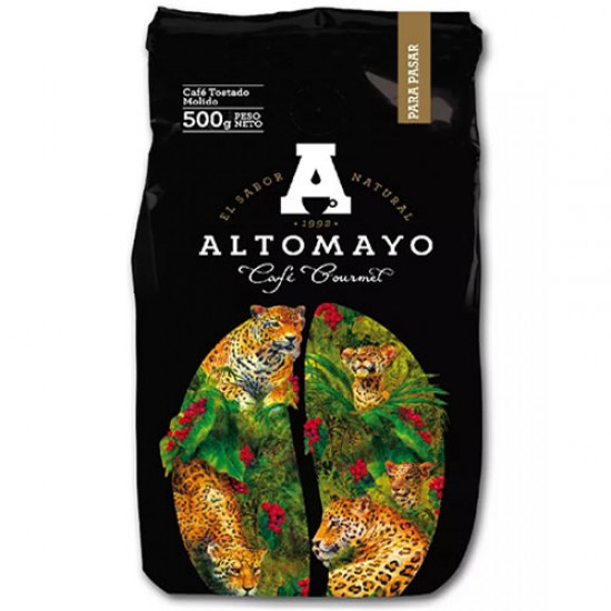 ALTOMAYO GOURMET TOASTED GROUND COFFEE TO COFFEE MAKER - BAG x 450 GR