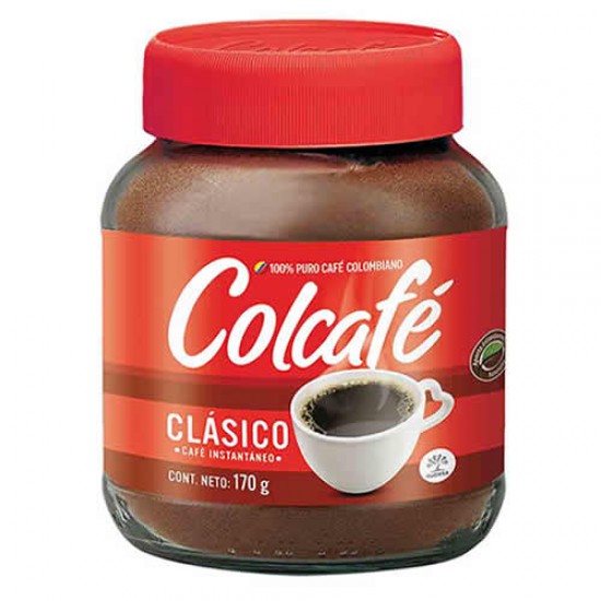 COLCAFE - CLASSIC INSTANT COFFE , JAR X 170 GR