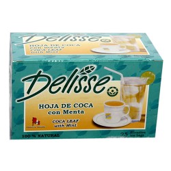 DELISSE - PERU IAN TEA INFUSIONS WITH MINT, BOX OF 25 TEA BAGS