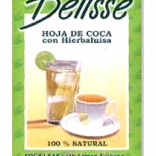 DELISSE - PERUVIAN TEA INFUSIONS WITH LEMON VERBENA , BOX OF 100 TEA BAGS