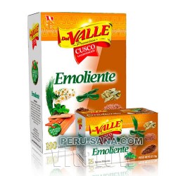 DEL VALLE - PERUVIAN EMOLIENTE TEA INFUSIONS, BOX OF 100 TEA BAGS