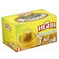 HERBI - PERUVIAN CHAMOMILE TEA INFUSIONS , BOX OF 25 UNITS