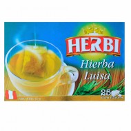 HERBI - LEMON VERBENA TEA INFUSIONS , BOX OF 25 UNITS