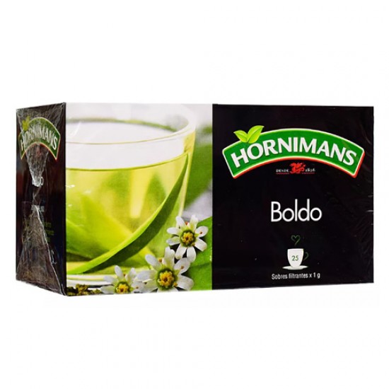 HORNIMANS - BOLDO TEA INFUSIONS - BOX OF 25 TEA BAGS