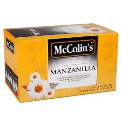 MCCOLIN'S -  CHAMOMILE TEA INFUSIONS , BOX OF 25 UNITS 