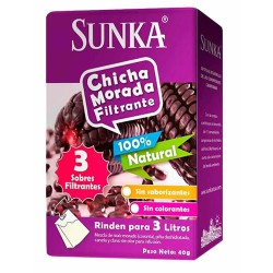 SUNKA - CHICHA MORADA TEA INFUSIONS , BOX OF 40 GR