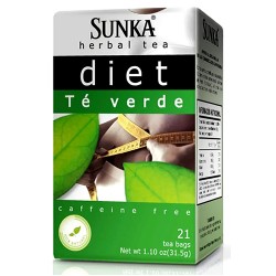 SUNKA DIET -  GREEN TEA INFUSION, BOX OF 21 UNITS