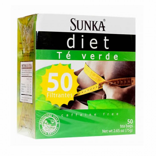 SUNKA DIET - GREEN TEA INFUSION , BOX OF 50 UNITS