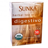 SUNKA DIGESTIVO - PERUVIAN TEA INFUSIONS , BOX OF 50 TEA BAGS