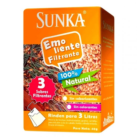 SUNKA - EMOLLIENT TEA INFUSIONS , BOX OF 40 GR