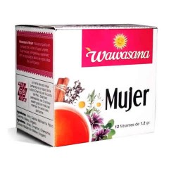 WAWASANA  MUJER  - PERUVIAN TEA INFUSIONS , BOX OF 12 FILTER BAGS