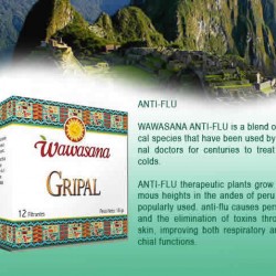 WAWASANA  GRIPAL - PERUVIAN TEA INFUSION, BOX OF 12 UNITS
