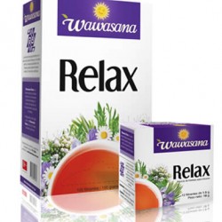 WAWASANA RELAX  - PERUVIAN TEA INFUSIONS , BOX OF 100 TEA BAGS