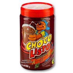 CHOCOLISTO - ENERGIZING CHOCOLATE DRINK  X 1000 GR