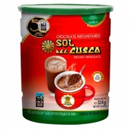 SOL DEL CUSCO - INSTANT CHOCOLATE ,CINNAMON & CLOVE , JAR X 324 GR