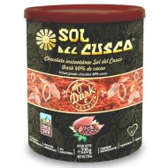 SOL DEL CUSCO - INSTANT CHOCOLATE DARK 40% CACAO, CAN X 220 GR