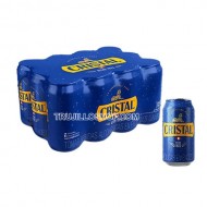 CRISTAL - PERUVIAN BEER, PACK X 12 CANS , 355 ML / 12 OZ