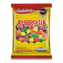  AMBROSOLI - AMBROSIA JELLY GUMS CARAMELS CANDIES X 480 GR
