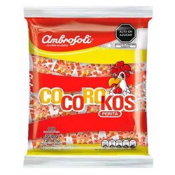 AMBROSOLI "COCOROKOS" - HARD CANDIES FLAVORED PEAR , BAG X 100 UNITS