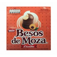 BESOS DE MOZA  - PERUVIAN CHOCOLATE BONBONS , LUCUMA FLAVORED - BOX OF 9 UNITS