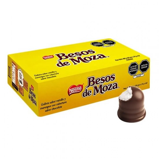 BESOS DE MOZA - PERUVIAN  CHOCOLATE BONBONS, BOX OF 20 UNITS