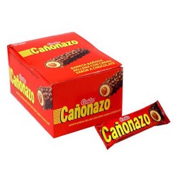 CAÑONAZO - STUFFED CHOCOLATE BAR, BOX OF 24 UNITS
