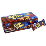 CUA CUA - WAFER ( OBLEA) WITH CHOCOLATE,  BOX OF 30 UNITS