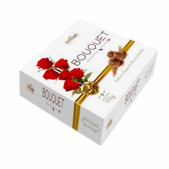 DI PERUGIA BOUQUET - CHOCOLATE BONBONS FILLED WITH PEANUT BUTTER &TRUFFLES - BOX OF 160 GR