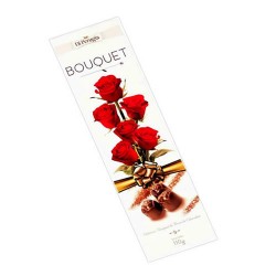 DI PERUGIA BOUQUET - CHOCOLATE BONBONS FILLED WITH PEANUT BUTTER AND TRUFFLES X 110 GR
