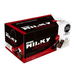 LA IBERICA "MINI MILKY" - CHOCOLATE MINI BARS - NO SUGAR , BOX OF 20 UNITS
