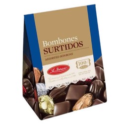 LA IBERICA - ASSORTED CHOCOLATE BONBONS, BOX OF 150 GR