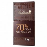 LA IBERICA - DARK CHOCOLATE 70% CACAO - TABLET  X 90 GR