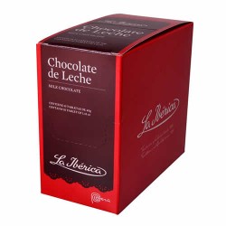 LA IBERICA - PERUVIAN MILK CHOCOLATE , BOX OF 10 UNITS - TABLET  X 40 GR