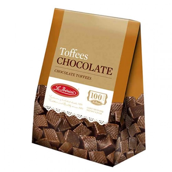 LA IBERICA - PERUVIAN CHOCOLATE TOFFEES - BOX OF 150 GR