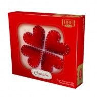 LA IBERICA - CLOVER HEART CHOCOLATE PERU, BOX X100 GR