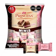 PRINCESA MINIS - ASSORTED CHOCOLATE & STRAWBERRY BONBONS , BAG X 45 UNITS