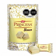 PRINCESA -  WHITE CHOCOLATE FILLED PEANUT CREAM , BAG X 18 UNITS