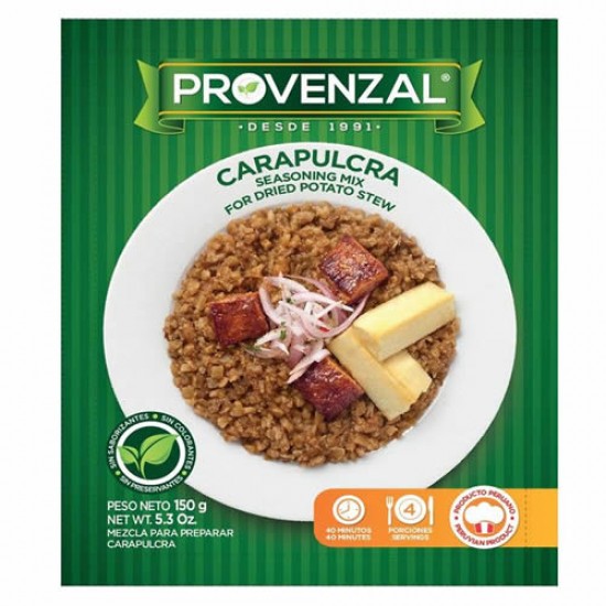 PROVENZAL -  CARAPULCRA  - SEASONING FOR DRIED POTATO , STEW X 150 GR