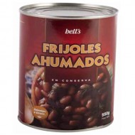 BELLS - KIDNEY BEANS WITH BACON, TIN X 600 GR