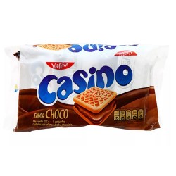 CASINO - COOKIES FILLED WITH CHOCOLATE CREAM -  BAG X 6 PACKETS