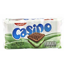 CASINO - COOKIES FILLED WITH MINT CREAM - BAG X 6 PACKETS