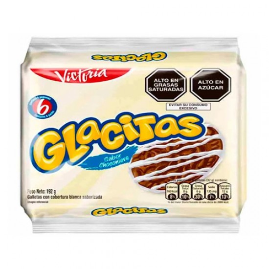 GLACITAS -  COOKIES CHOCONIEVE FLAVOR -BAG X PACKETS