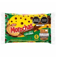 MOROCHAS LUCUMA COOKIES COVERED CHOCOLATE CREAM, BAG X 6 PACKETS