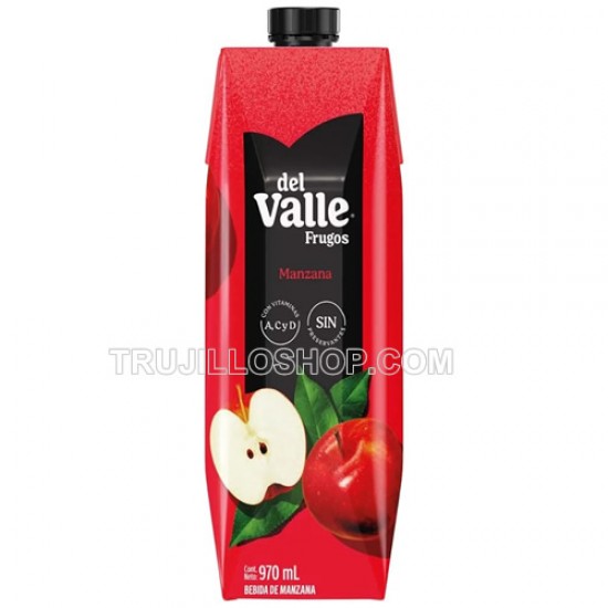 DEL VALLE FRUGOS - NECTAR JUICE OF APPLE FRUIT X 970 ML