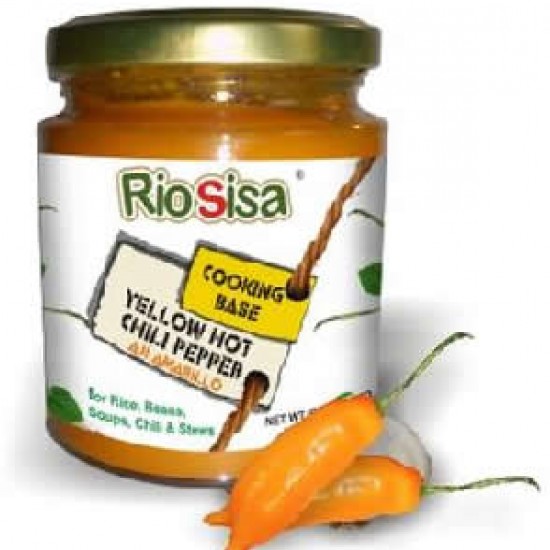 RIO SISA -  YELLOW HOT CHILLI PEPPER COOKING BASE X 225 GR