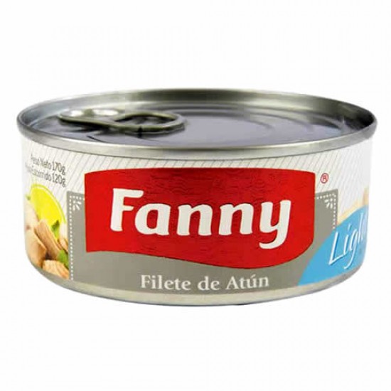 FANNY LIGHT - TUNA  FILLET (STEAK) CANNED FISH, TIN x 170 GR