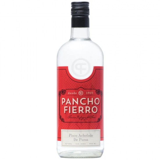 PANCHO FIERRO - PISCO ACHOLADO PERU, BOTTLE X 750 ML