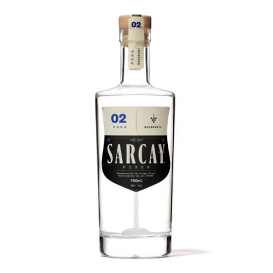 SARCAY - PERUVIAN PISCO QUEBRANTA, BOT X 700 ML