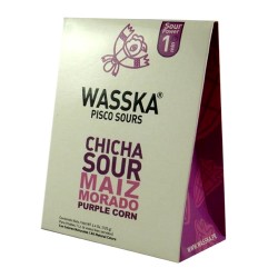 WASSKA - PERUVIAN PISCO SOUR CHICHA MORADA , BOX OF 125 GR